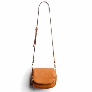 Tan cross body purse